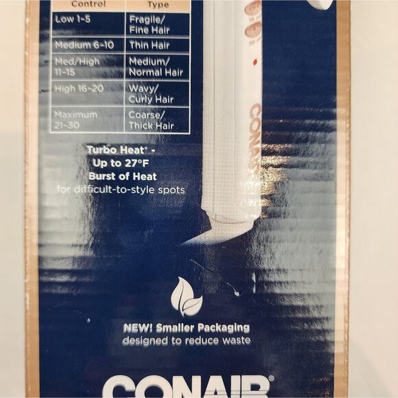 Conair Double Ceramic 1.5 Inch Curling Iron Auto Off Dual Voltage Travel New - Picture 6 of 7